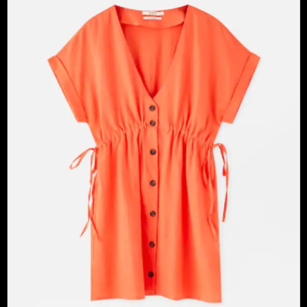 Coral dress
